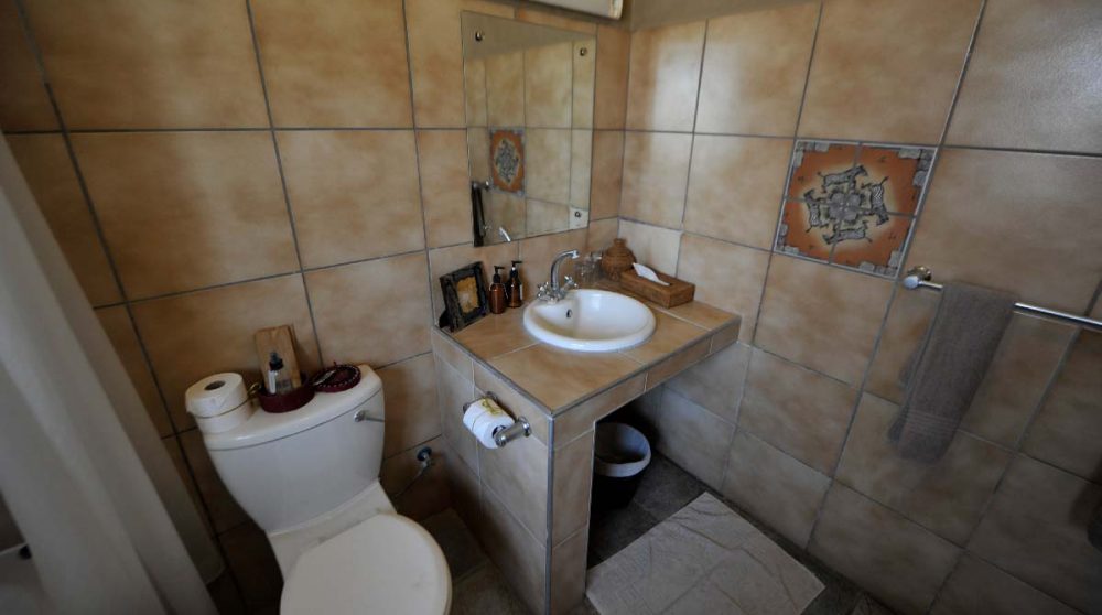 Vue d'une salle de bains