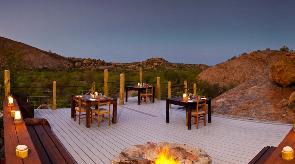 La terrasse en pleine nature
