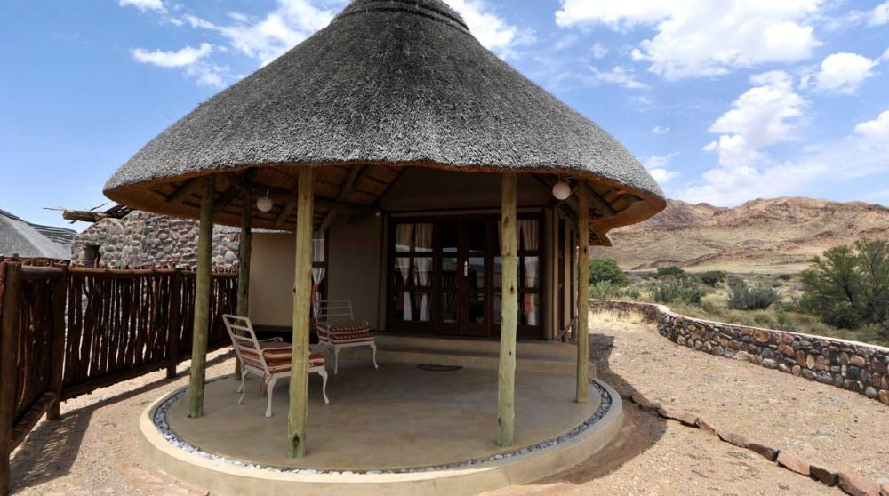 L'entrée d'une chambre