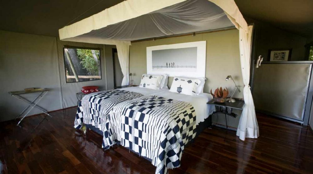 Une tente Twin au Chitabe Camp