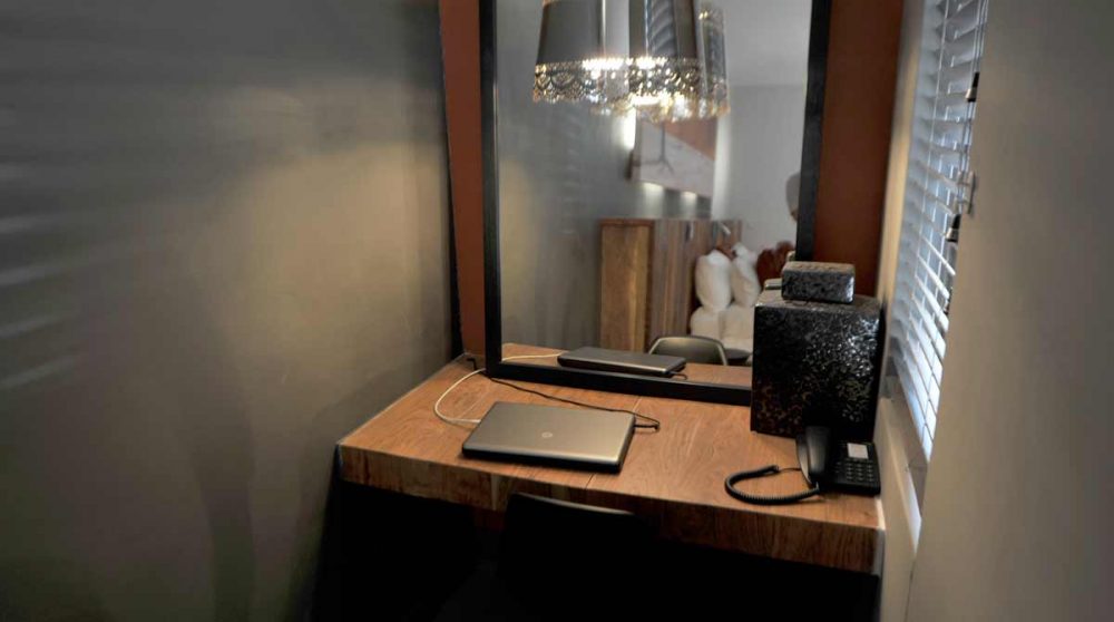 Le coin bureau en Namibie