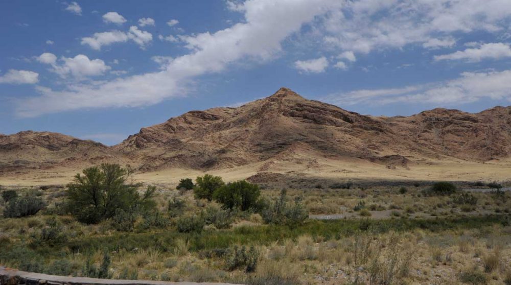 Vue sur le désert en Namibie