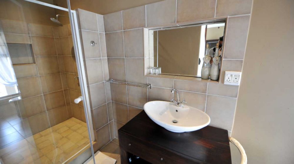 Autre vue de la salle de bains en Namibie