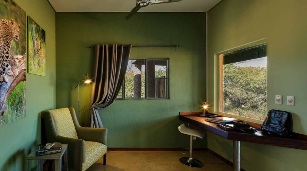 Espace bureau view room en Namibie