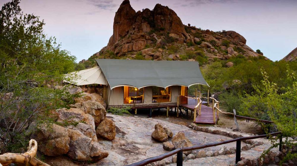 L'entrée d'une chambre