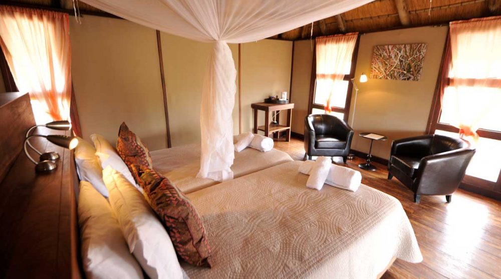 Chambre à l'Hoodia Desert Lodge