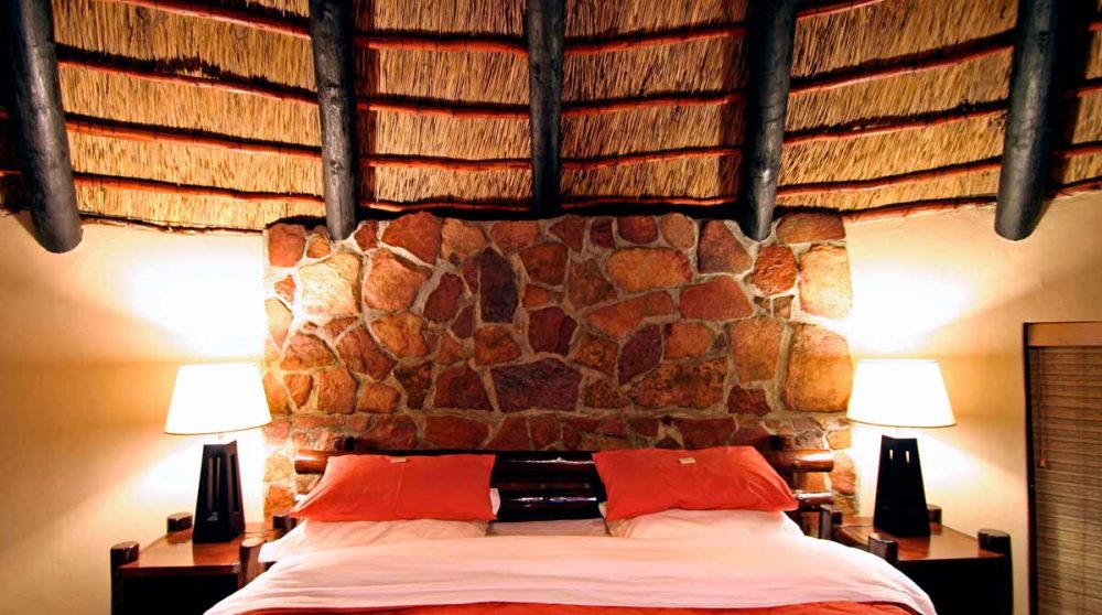 L'intérieur d'une Hut Suite à Kagga Kama