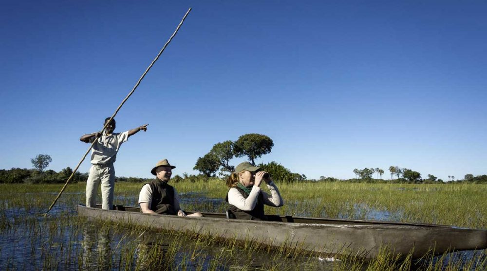 Safari en Mokoro au Tubu Tree Camp