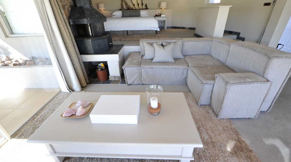 Autre vue du salon à Namib