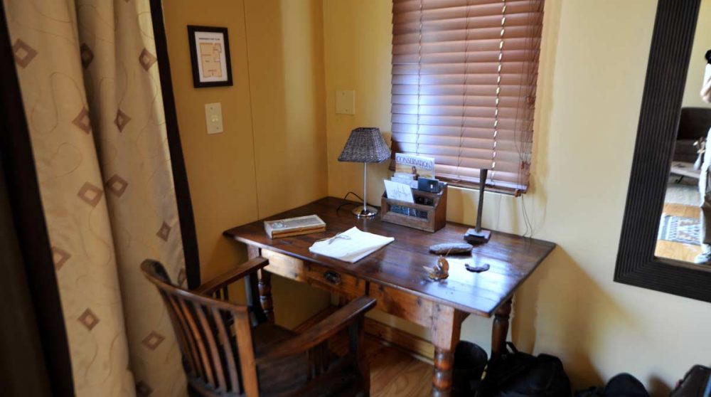 Le bureau dans une chambre en Namibie