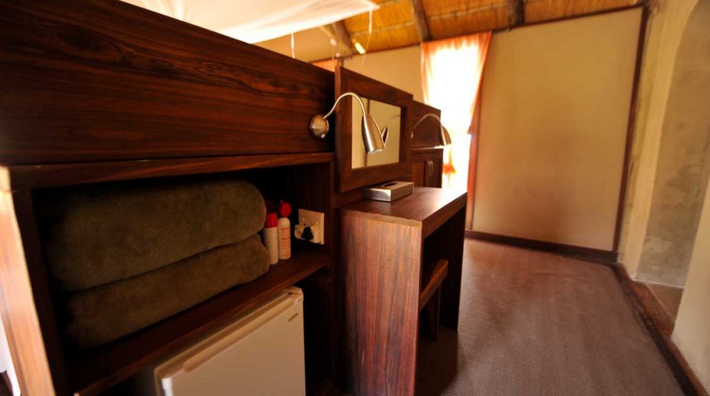 Rangements dans une chambre en Namibie