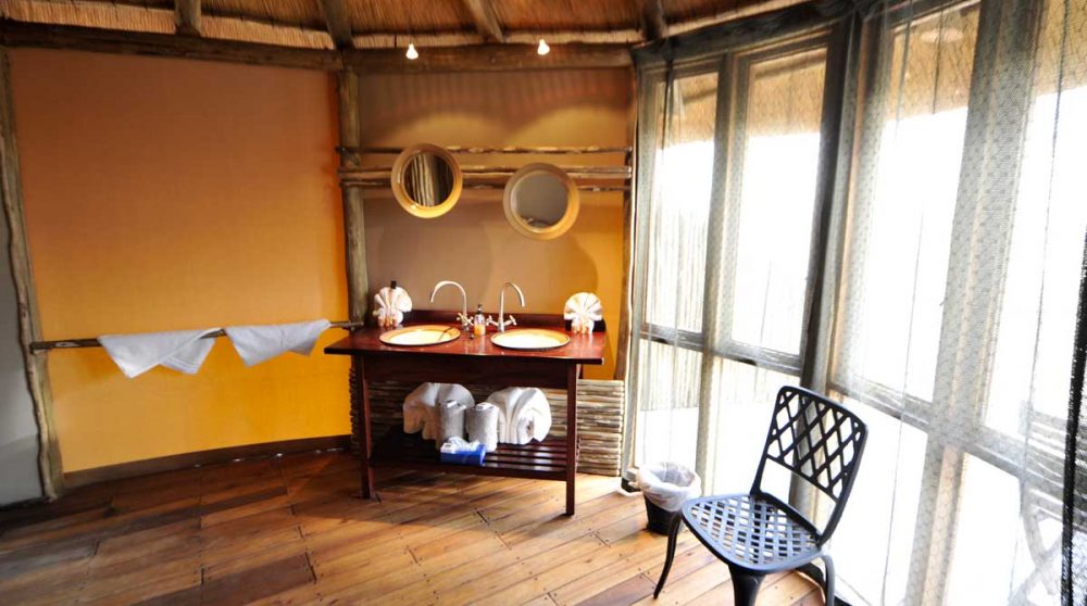 Autre vue d'une salle de bains en Namibie