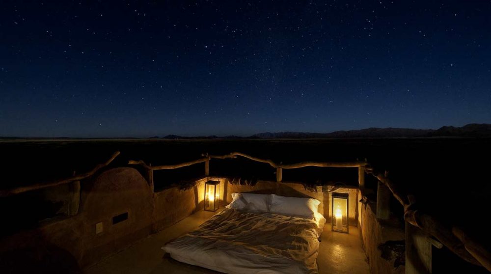 Nuit à la belle étoile en Namibie
