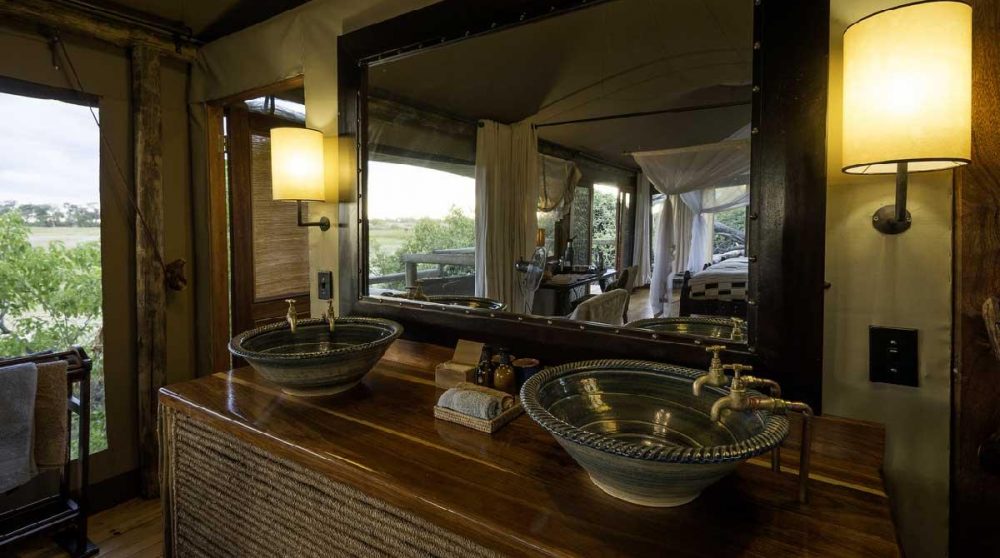 L'une des tentes Twin