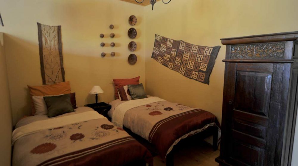 Chambre avec lits simples à Windhoek