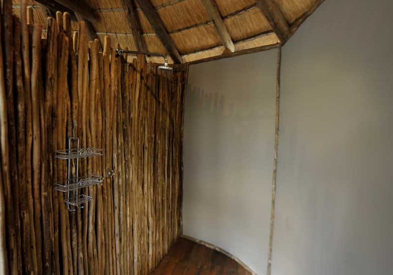 La douche dans le désert du Namib