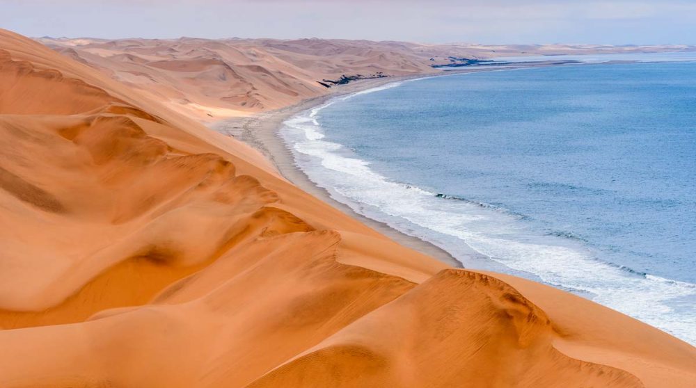 Une dune près de Skeleton Coast