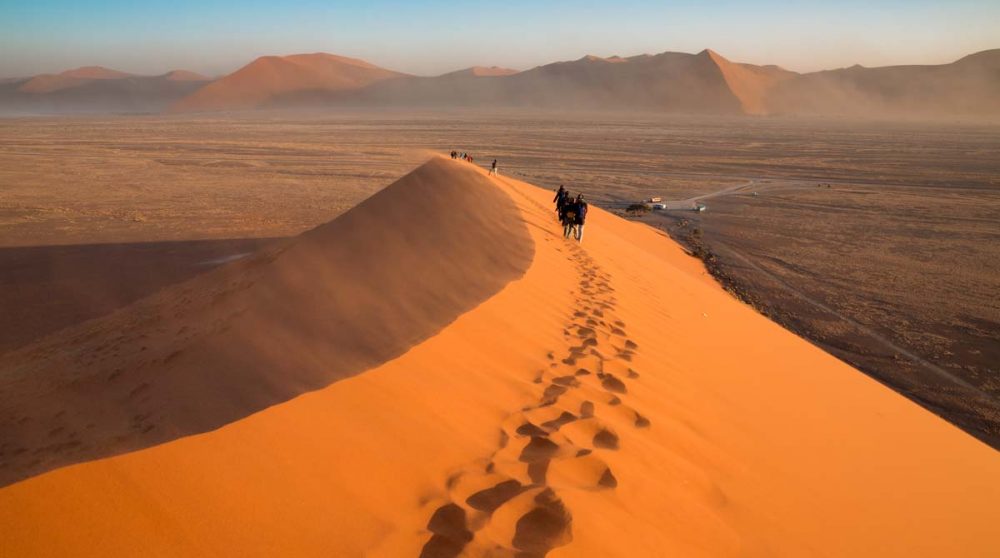 Une dune dans le désert du Namib