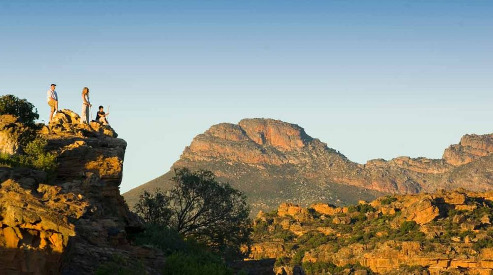 Les montagnes qui entourrent Bushmans Kloof