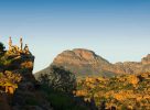 Les montagnes qui entourrent Bushmans Kloof