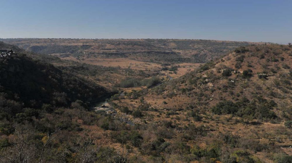 La vue depuis l'Esiweni Lodge