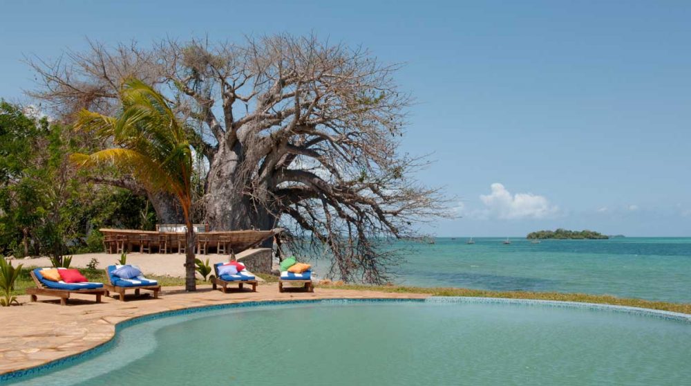 La piscine du Fumba Beach Lodge