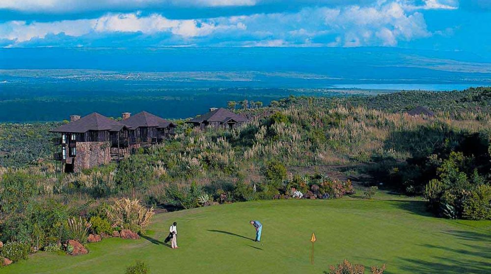 La vue depuis le Great Rift Valley Lodge