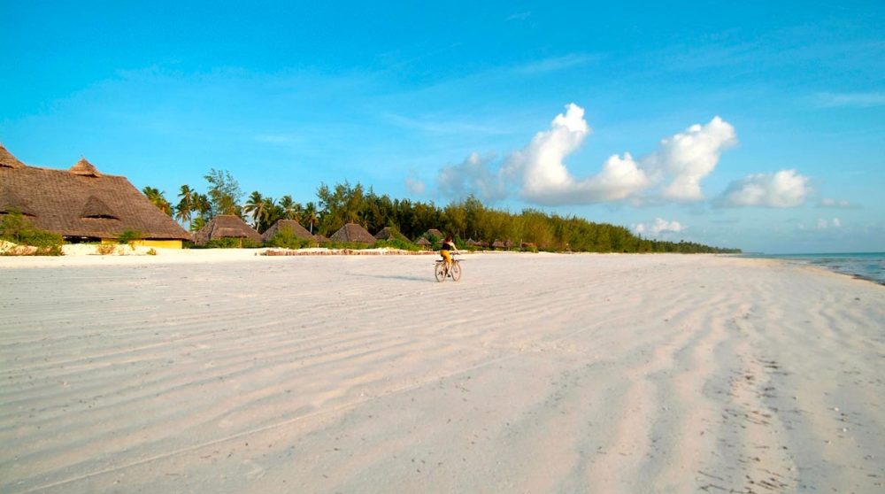 La plage à l'Hakuna Majiwe