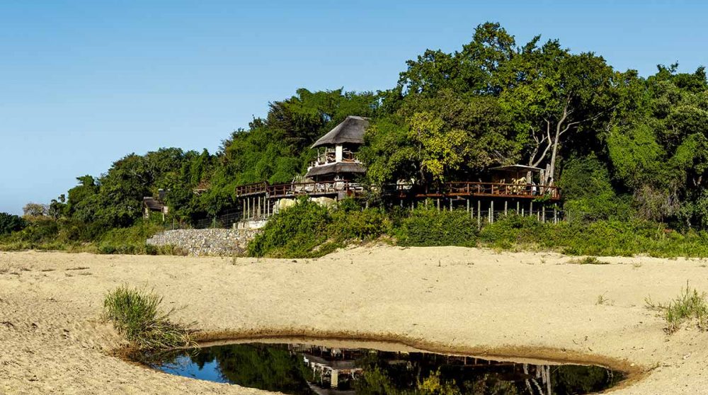 Jock Safari Lodge vue de la rivière Serene