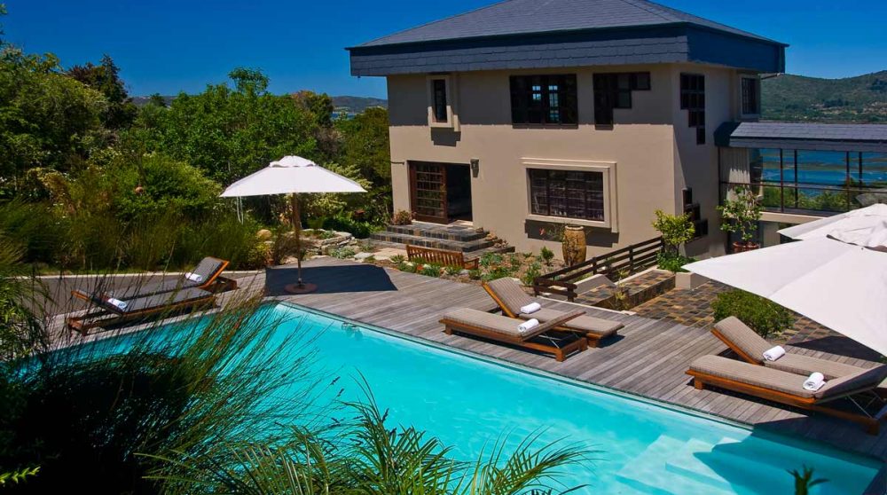 La piscine de la Kanonkop House