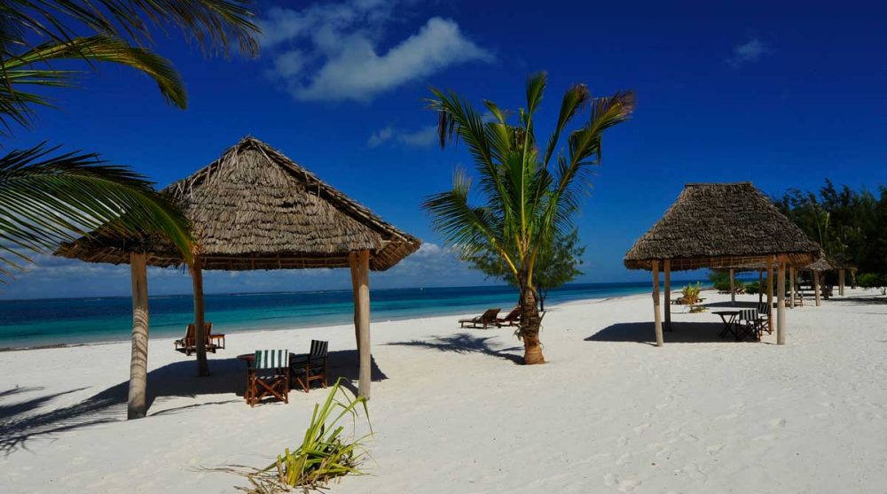 La plage du Konokono sur la baie de Chwaka