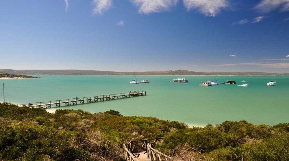 Le lagon de Langebaan dans le West Coast National Park
