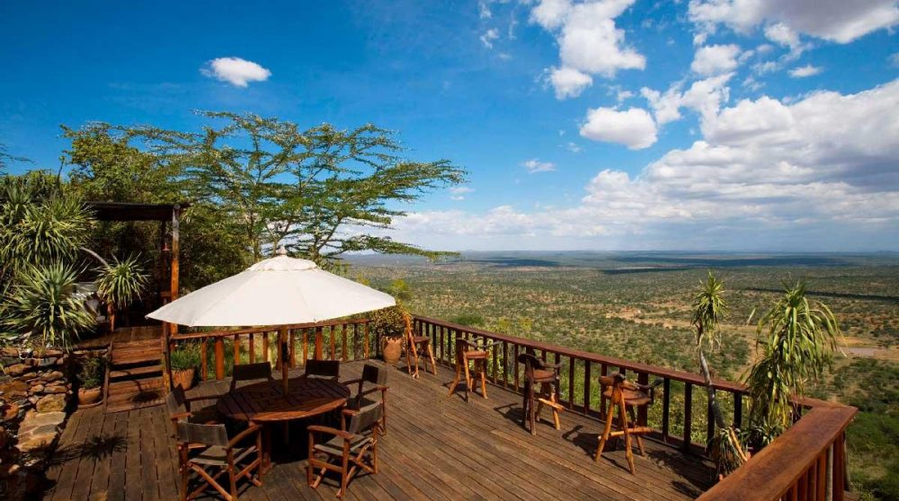 La vue depuis le lodge Loisaba