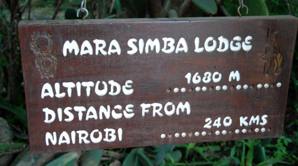 Bienvenue au Mara Simba Lodge