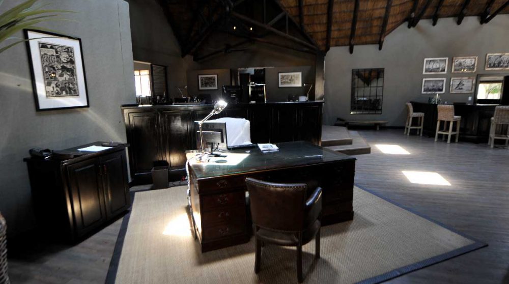 Accueil au Mushara Lodge