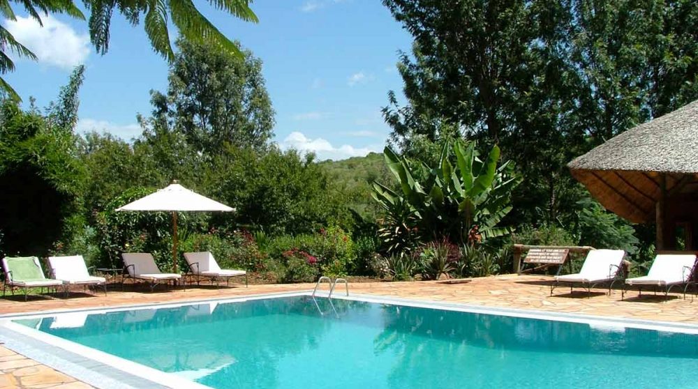 La piscine du Ngorongoro Farm House