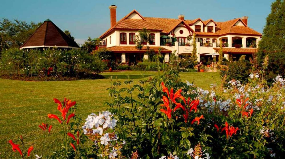 L'extérieur du Oliver's Lodge