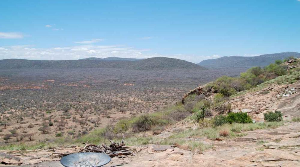 La vue depuis le Saruni Samburu