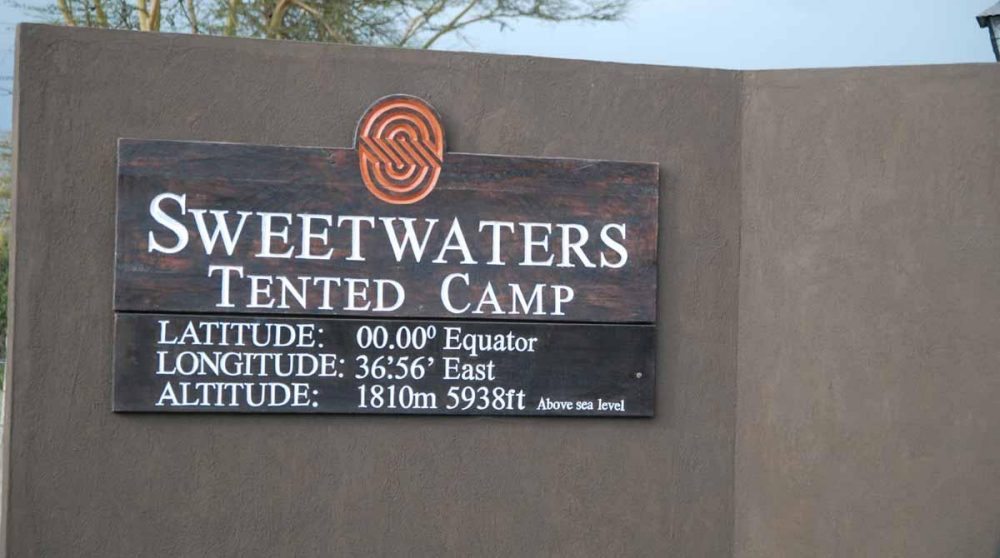 Bienvenue au Sweetwaters Tented Camp