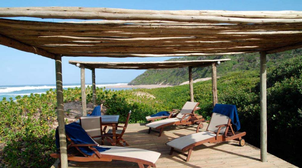 La plage au Thonga Beach Lodge