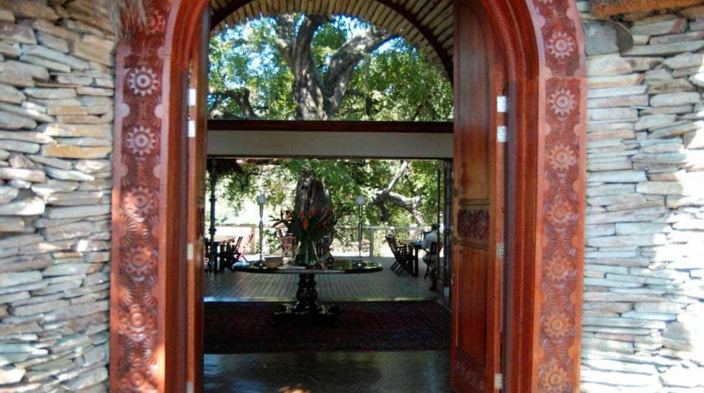 L'entrée du Tintswalo Safari Lodge