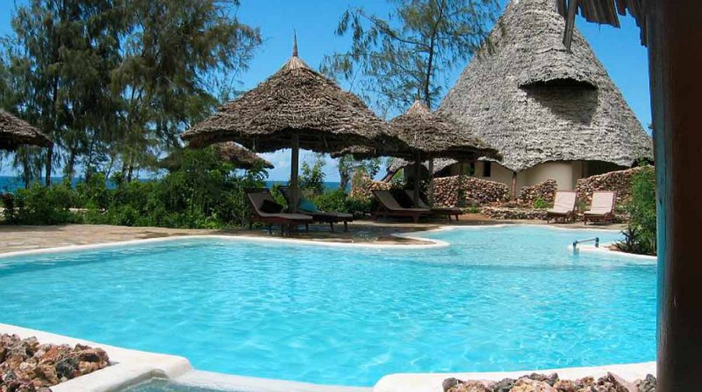 La piscine de l'Unguja Lodge