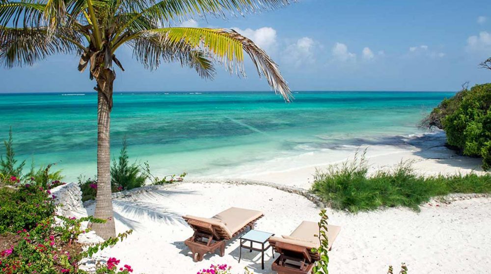 La plage du Zawadi Hotel à Zanzibar en Tanzanie