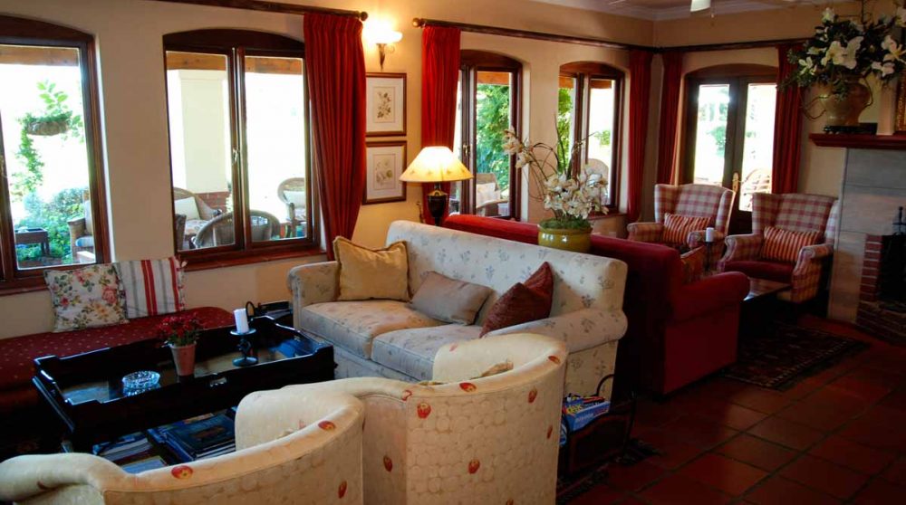 Le salon en Afrique du Sud