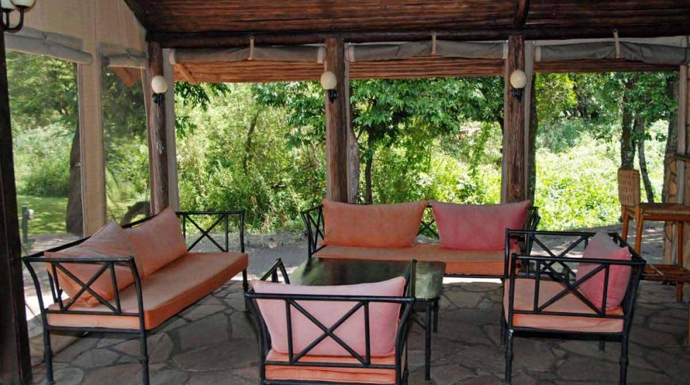 Le salon dans le Masai Mara