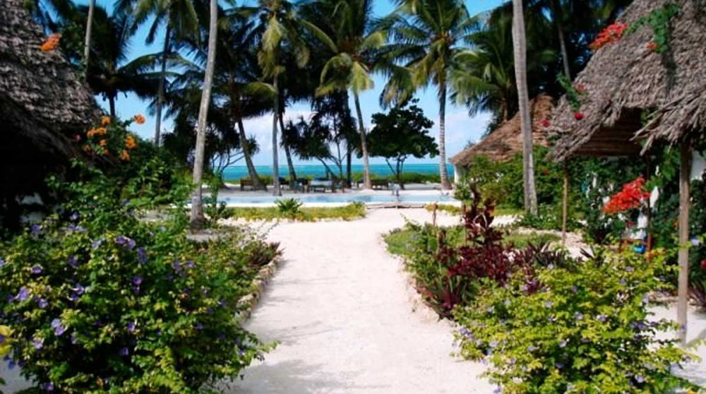 Accès à la plage à Zanzibar