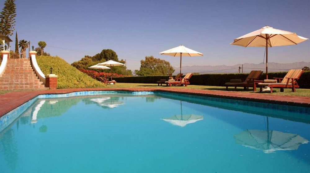 La piscine à Oudtshoorn