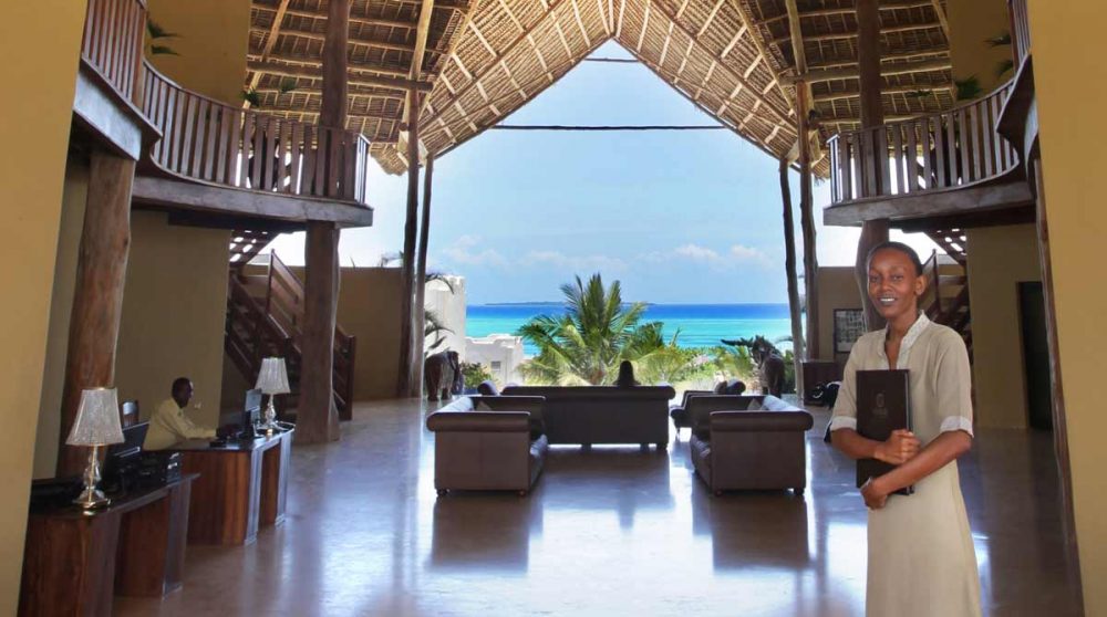 La réception à Zanzibar