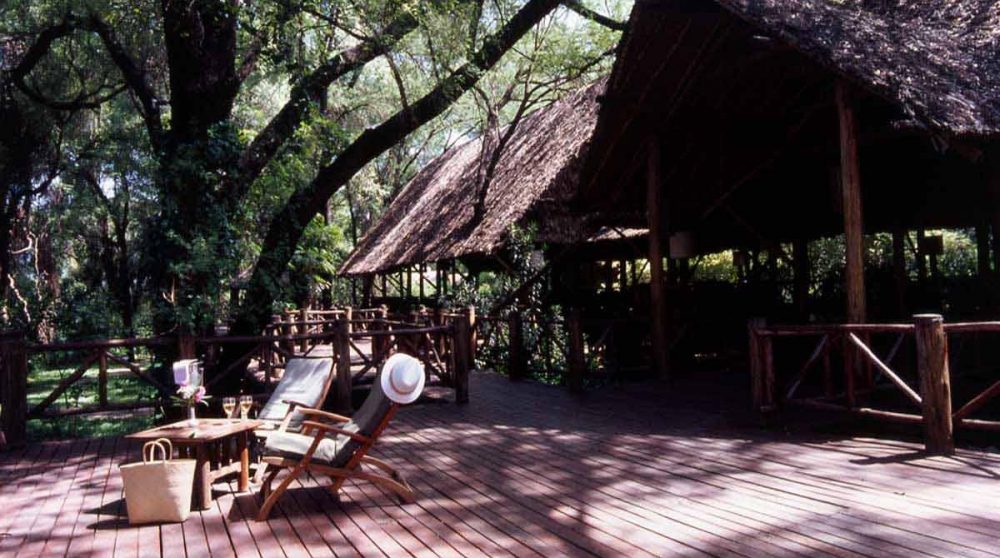 La terrasse au Kenya