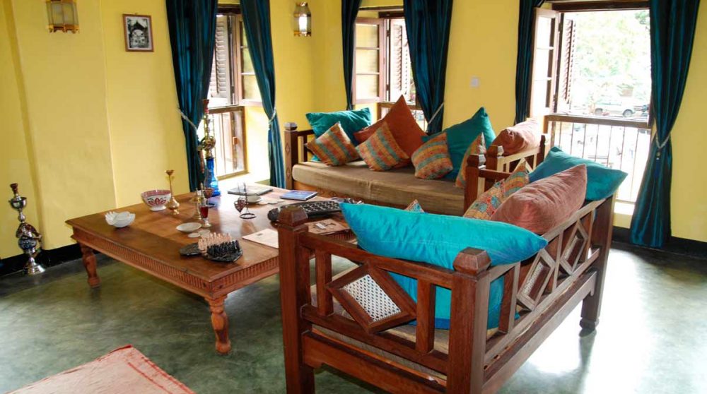 Le salon de l'hôtel en Tanzanie